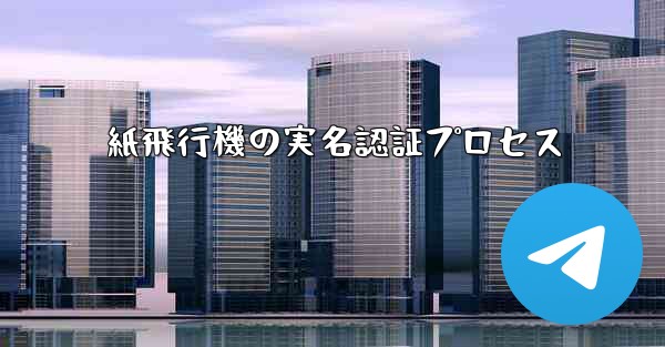 <b>紙飛行機の実名認証プロセス</b>