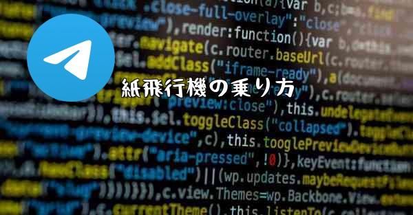 紙飛行機の乗り方