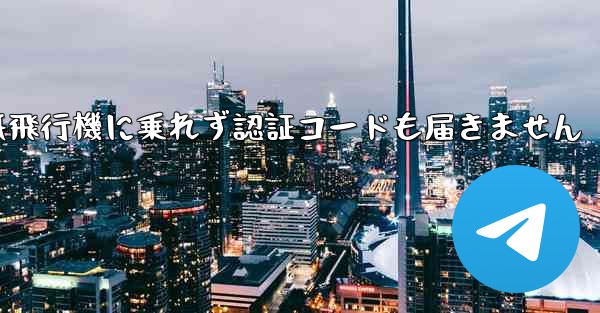 紙飛行機に乗れず認証コードも届きません
