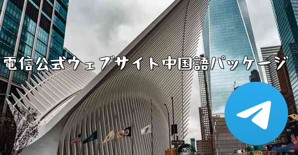 電信公式ウェブサイト中国語パッケージ