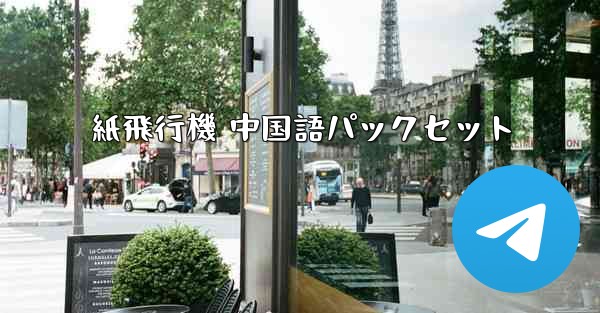 紙飛行機 中国語パックセット