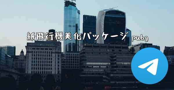 <b>紙飛行機美化パッケージ pubg</b>