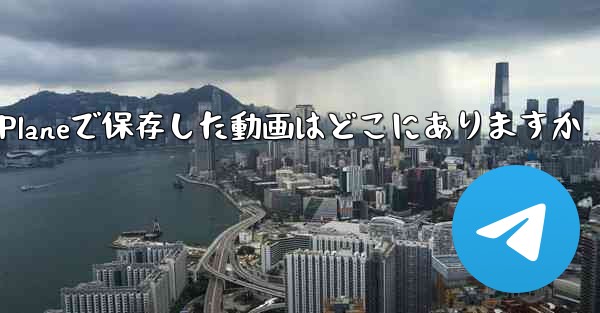 Paper Planeで保存した動画はどこにありますか
