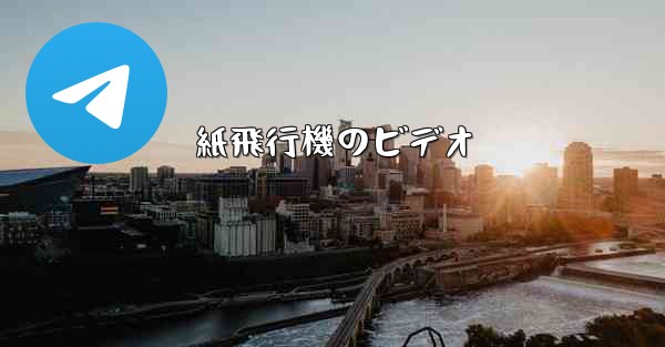 紙飛行機のビデオ