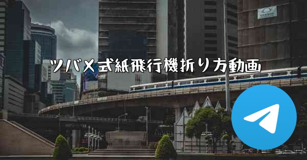 <b>ツバメ式紙飛行機折り方動画</b>