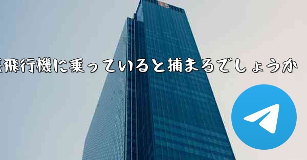 中国で紙飛行機に乗っていると捕まるでしょうか