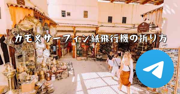 カモメサーフィン紙飛行機の折り方
