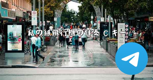 私の紙飛行機の伴奏 C キー