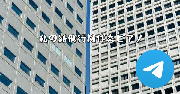 <b>私の紙飛行機伴奏ピアノ</b>