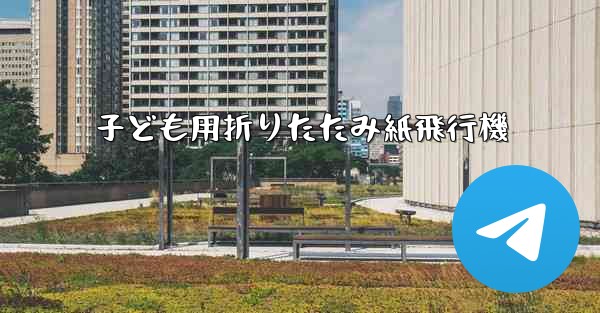 <b>子ども用折りたたみ紙飛行機</b>