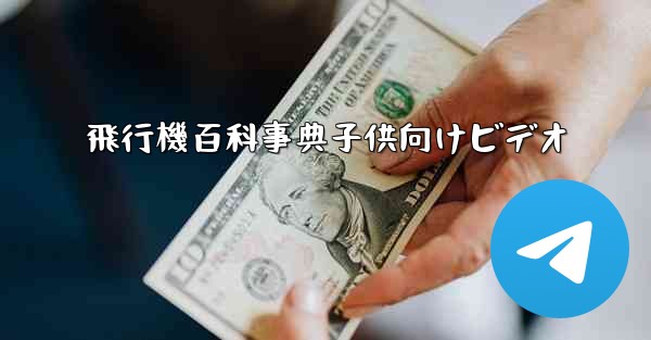 飛行機百科事典子供向けビデオ