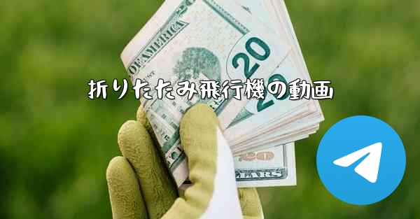 折りたたみ飛行機の動画