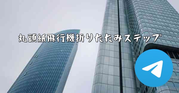 丸頭紙飛行機折りたたみステップ