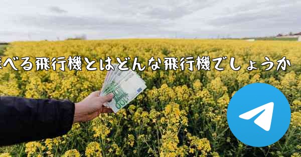 遠くまで安定して飛べる飛行機とはどんな飛行機でしょうか
