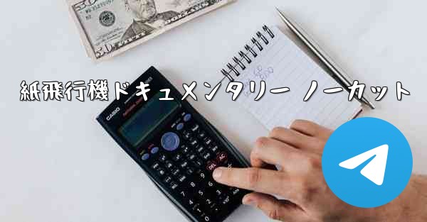 紙飛行機ドキュメンタリー ノーカット