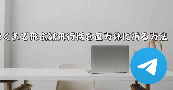 一番遠くまで飛ぶ紙飛行機を直方体に折る方法