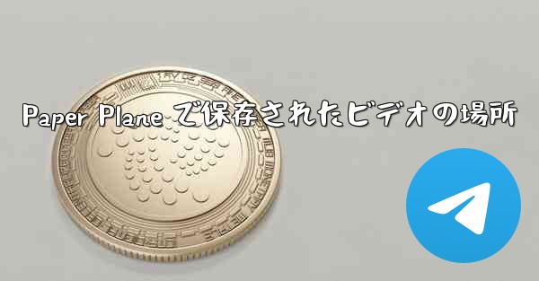 Paper Plane で保存されたビデオの場所