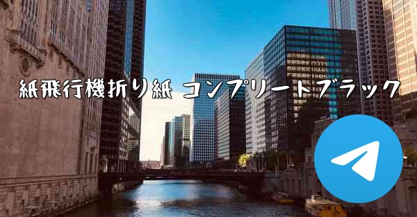 紙飛行機折り紙 コンプリートブラック