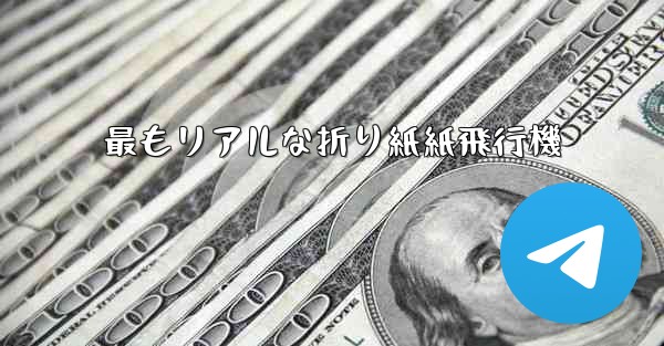 最もリアルな折り紙紙飛行機