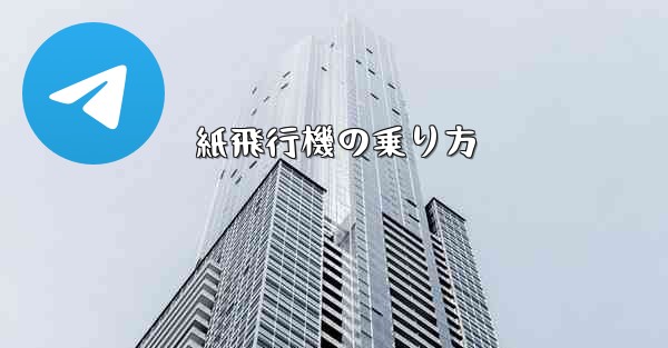 紙飛行機の乗り方