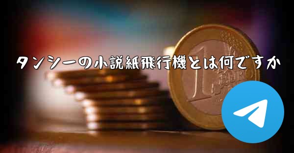 タンシーの小説紙飛行機とは何ですか