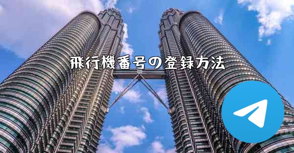 飛行機番号の登録方法
