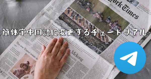 紙飛行機を簡体字中国語に変更するチュートリアル