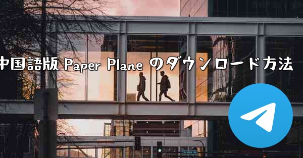 中国語版 Paper Plane のダウンロード方法