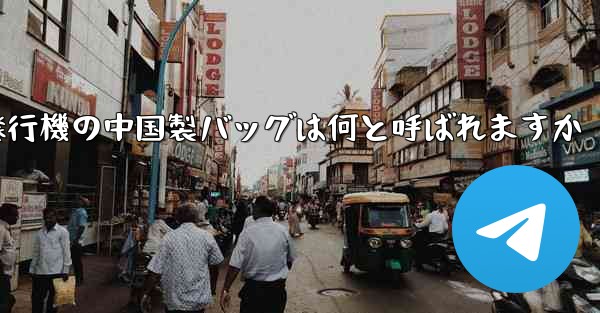 紙飛行機の中国製バッグは何と呼ばれますか