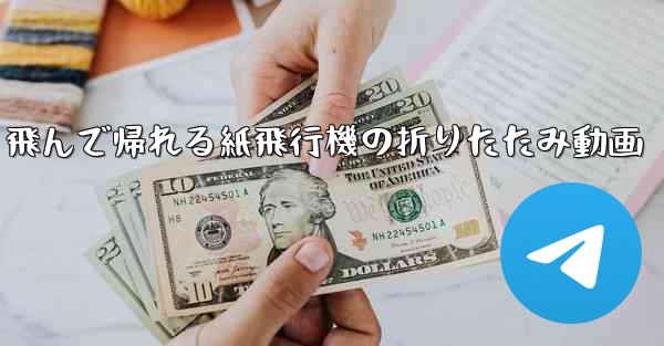 <b>飛んで帰れる紙飛行機の折りたたみ動画</b>