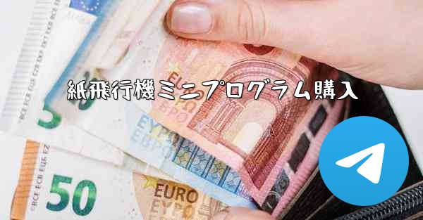 紙飛行機ミニプログラム購入