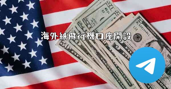 海外紙飛行機口座開設