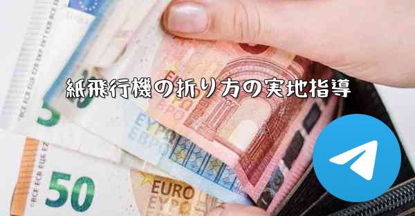 紙飛行機の折り方の実地指導