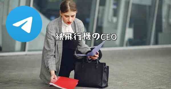 紙飛行機のCEO