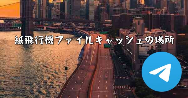 <b>紙飛行機ファイルキャッシュの場所</b>