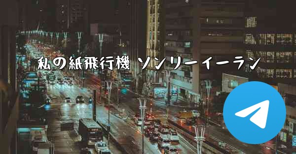 私の紙飛行機 ソンリーイーラン