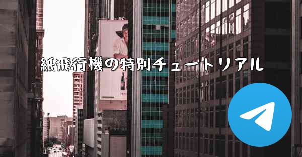 <b>紙飛行機の特別チュートリアル</b>