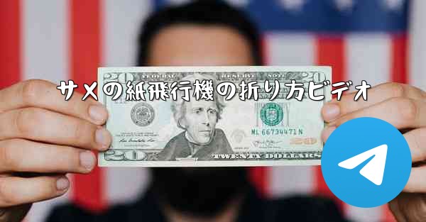 サメの紙飛行機の折り方ビデオ