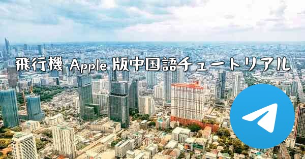 飛行機 Apple 版中国語チュートリアル