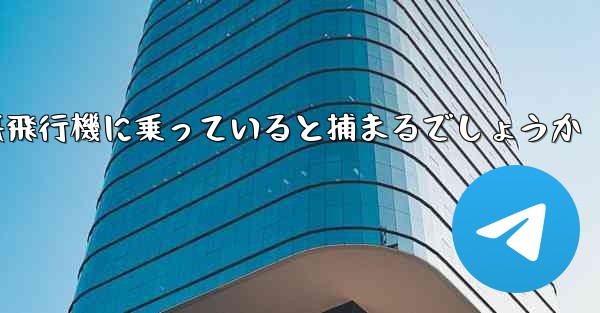 中国で紙飛行機に乗っていると捕まるでしょうか
