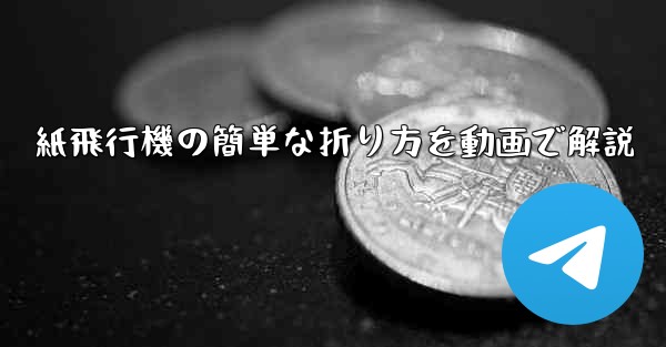 紙飛行機の簡単な折り方を動画で解説