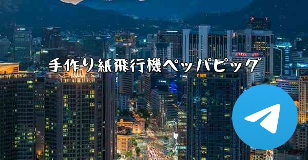 <b>手作り紙飛行機ペッパピッグ</b>