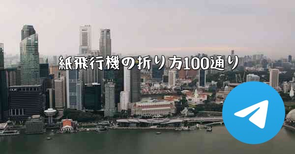 紙飛行機の折り方100通り