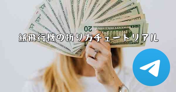 <b>紙飛行機の折り方チュートリアル</b>