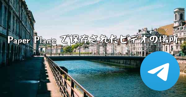 Paper Plane で保存されたビデオの場所