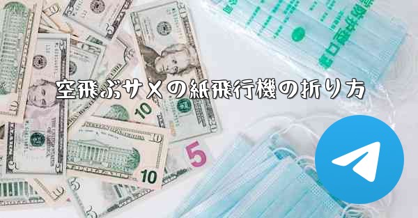 空飛ぶサメの紙飛行機の折り方