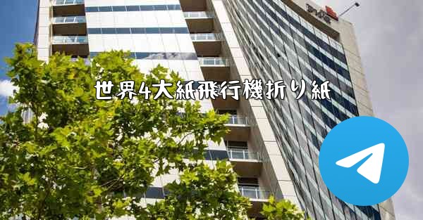 世界4大紙飛行機折り紙