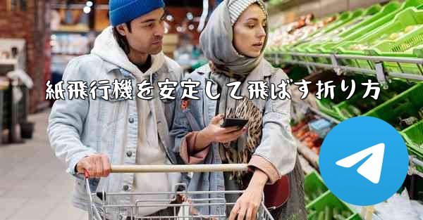 紙飛行機を安定して飛ばす折り方
