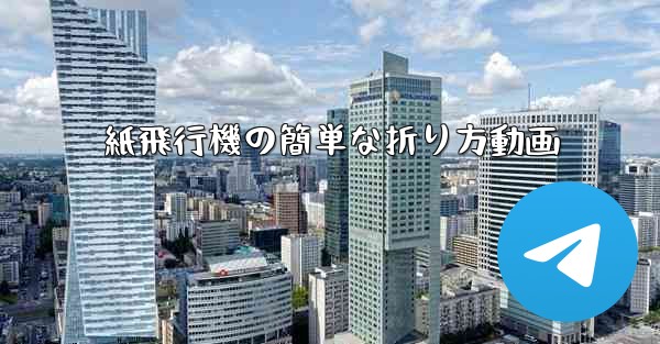 紙飛行機の簡単な折り方動画