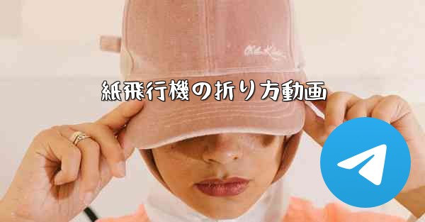 紙飛行機の折り方動画